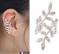 Cute Flower Leaves Earring Clip - Oh Yours Fashion - 1