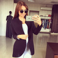 Stand Collar Slim Long Sleeves Short Coat - Oh Yours Fashion - 6
