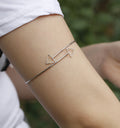 Simple Fashion Hollow Triangle Arm Bracelet - Oh Yours Fashion - 1