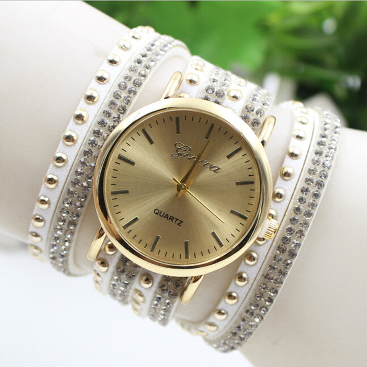 Korean Style Rivet Strap Casual Watch - Oh Yours Fashion - 1