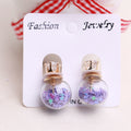 Fashion Glass Ball Color Star Earring - Oh Yours Fashion - 9