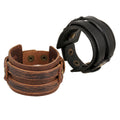 Fashion Wide Strap Leather Bracelet - Oh Yours Fashion - 3