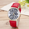 Black Floral Print Watch - Oh Yours Fashion - 3
