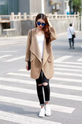 Korean Knit V-neck Cardigan Loose Solid Color Sweater - Oh Yours Fashion - 2