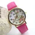 Classic Flower Print Leather Watch - Oh Yours Fashion - 6