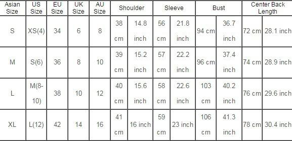 Deep V-neck Long Sleeves Gradually Changing Color Blouse - OhYoursFashion - 3
