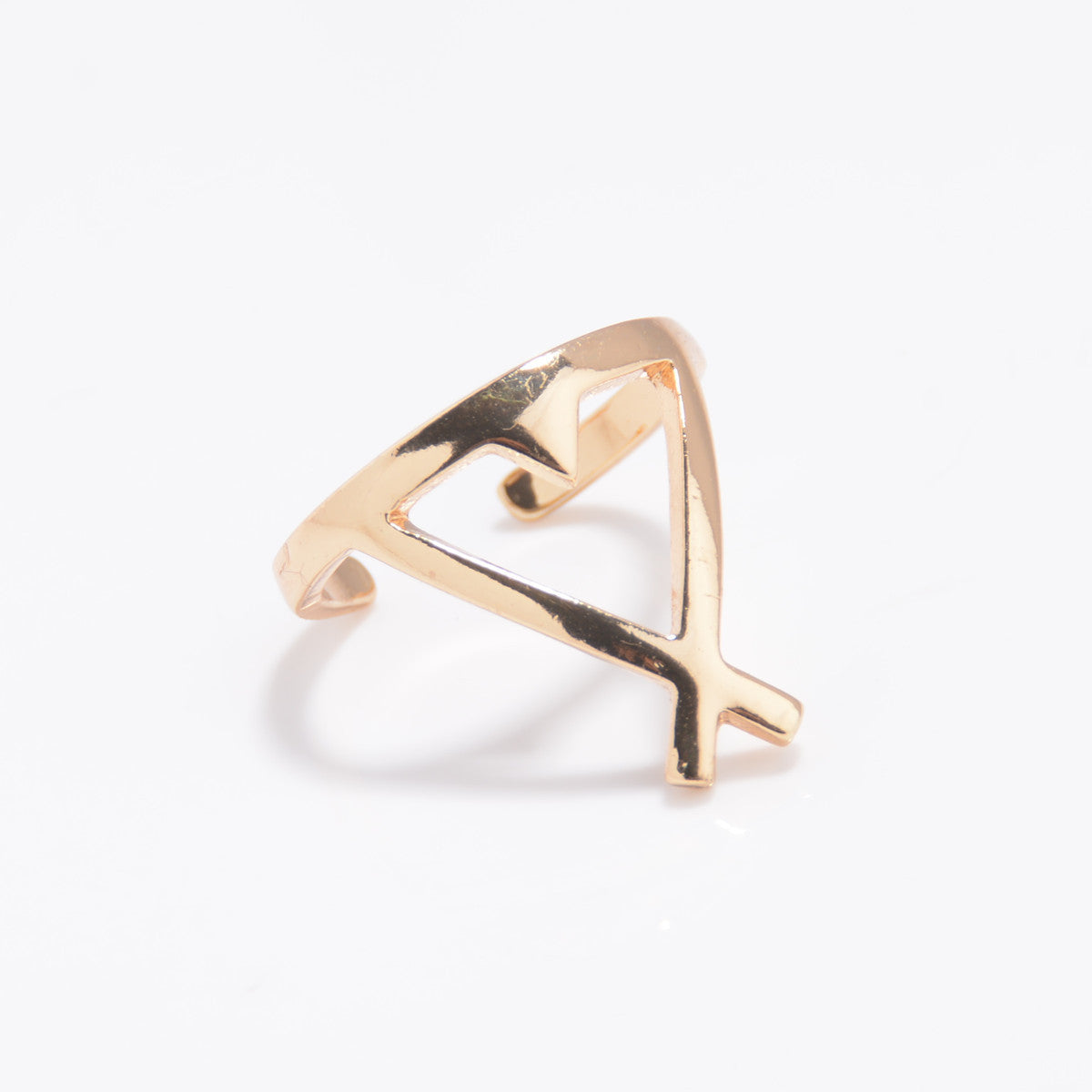 3D Geometric Triangle Free Combination Ring - Oh Yours Fashion - 2