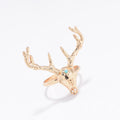 Deer Head Triangle Moon Free Combination Ring Set - Oh Yours Fashion - 3