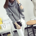 Fashion Turtle Neck Pullover Twist Knitting Sweater - Oh Yours Fashion - 6