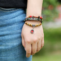 Simple Fashion Beaded Leather Bracelet - Oh Yours Fashion - 1