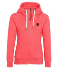 Solid Color Zipper Pocket Women Hoodie - O Yours Fashion - 4