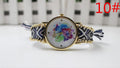 Color Matching Spinning Butterfly Flower Print Watch - Oh Yours Fashion - 13