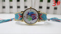Color Matching Spinning Butterfly Flower Print Watch - Oh Yours Fashion - 6