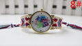 Color Matching Spinning Butterfly Flower Print Watch - Oh Yours Fashion - 11