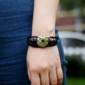 Cancer Constellation Woven Leather Bracelet - Oh Yours Fashion - 2