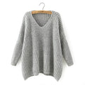 Fashion Dropped Shoulder Batwing Sleeve Sweater - Oh Yours Fashion - 4