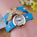 Crystal Butterfly Bracelet Watch - Oh Yours Fashion - 1