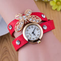 Crystal Butterfly Bracelet Watch - Oh Yours Fashion - 4