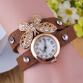 Crystal Butterfly Bracelet Watch - Oh Yours Fashion - 9