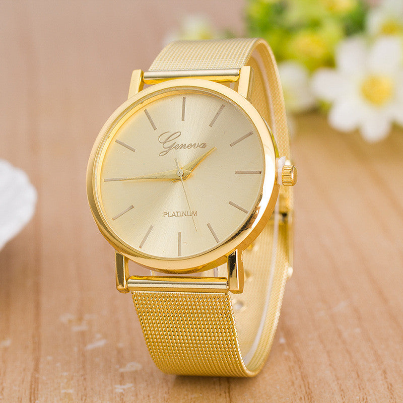 Classic Mesh Alloy Strap Fashion Watch - Oh Yours Fashion - 1