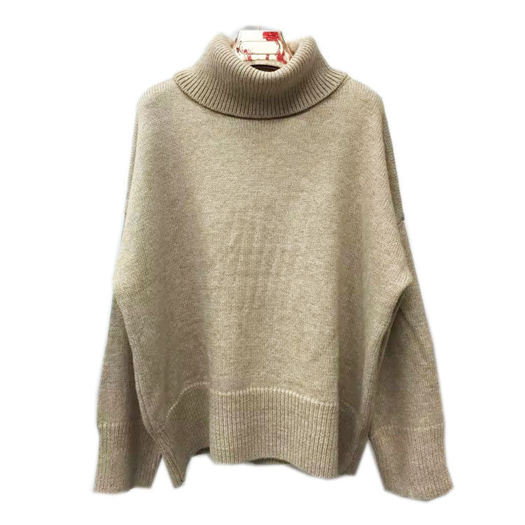 Loose Profile Joker Turtleneck Pullover Sweater - Oh Yours Fashion - 5