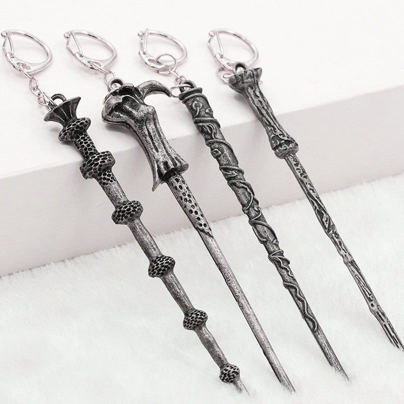 Alloy Ornament Magic Wand Key Chain - Oh Yours Fashion - 1