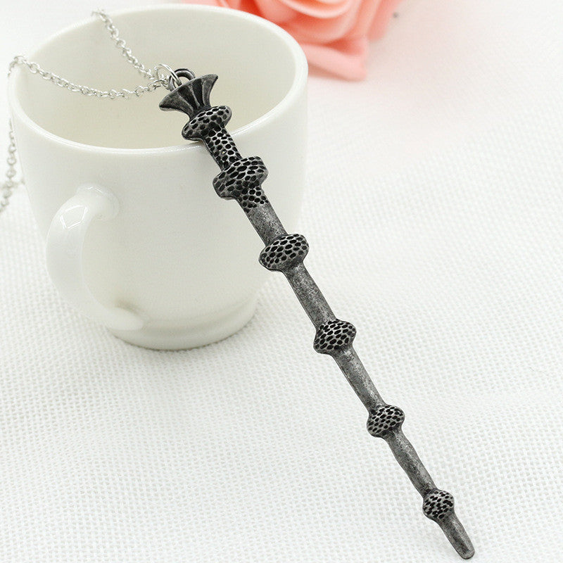 Alloy Ornament Magic Wand Necklace - Oh Yours Fashion - 3