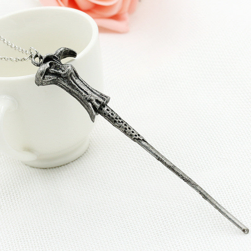 Alloy Ornament Magic Wand Necklace - Oh Yours Fashion - 2