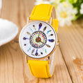 Beautiful Peacock Feather Leather Watch - Oh Yours Fashion - 1