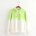 Gradient Color Korean Hooded Long Sleeves Hoodie - Oh Yours Fashion - 3