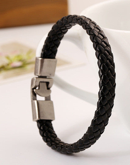 European Retro Woven Braided Leather Bracelet - Oh Yours Fashion - 2