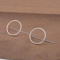 Fashion Personality Geometric Circle Stud Earrings - Oh Yours Fashion - 4