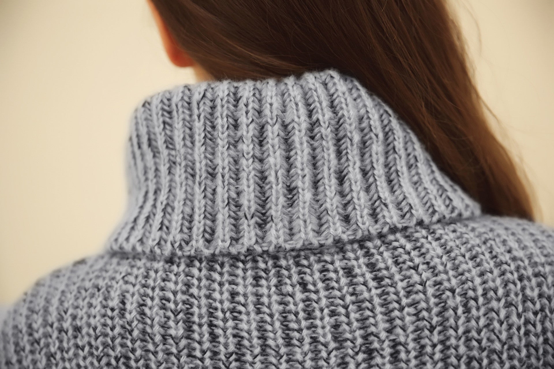 High Neck Knitting Irregular Hem Sweater - Oh Yours Fashion - 6