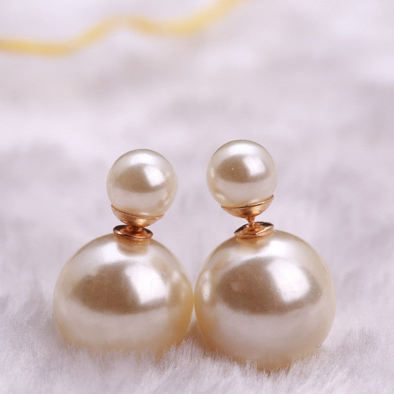 Candy Color Big Little Pearl Earring - Oh Yours Fashion - 17