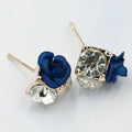 Ceramic Roses Diamond Earring - Oh Yours Fashion - 5