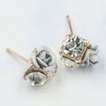 Ceramic Roses Diamond Earring - Oh Yours Fashion - 12