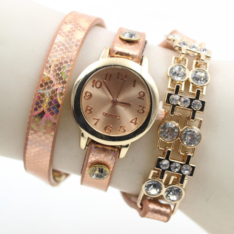 Personality Crystal Patchwork Watch - Oh Yours Fashion - 1