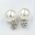 Sweet Roses Flowers Diamond Stud Earrings - Oh Yours Fashion - 12