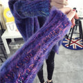 Bat Sleeve Cloak Loose Knitting Sweater - Oh Yours Fashion - 7