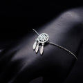 Dreamcatcher Hollow Out Feather Earring Ring Bracelet Necklace - Oh Yours Fashion - 9