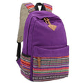 Retro Embroidery Canvas Backpack School Bag - Oh Yours Fashion - 2