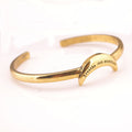 Exaggerated Snake Moon Opening Ring Bracelet - Oh Yours Fashion - 9