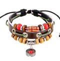 Simple Fashion Beaded Leather Bracelet - Oh Yours Fashion - 4