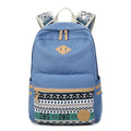 Flower Print Casual Backpack Canvas School Travel Bag - Oh Yours Fashion - 7