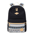 Flower Print Casual Backpack Canvas School Travel Bag - Oh Yours Fashion - 5
