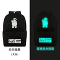 Noctilucent Canvas Chic Backpack Black School Bag - Oh Yours Fashion - 12