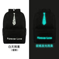 Noctilucent Canvas Chic Backpack Black School Bag - Oh Yours Fashion - 15
