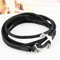 Popular Anchor Decorate Leather Bracelet - Oh Yours Fashion - 1