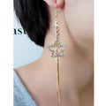 Exaggerated Crystal Tassels Party Earrings - Oh Yours Fashion - 33