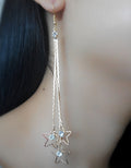 Exaggerated Crystal Tassels Party Earrings - Oh Yours Fashion - 23